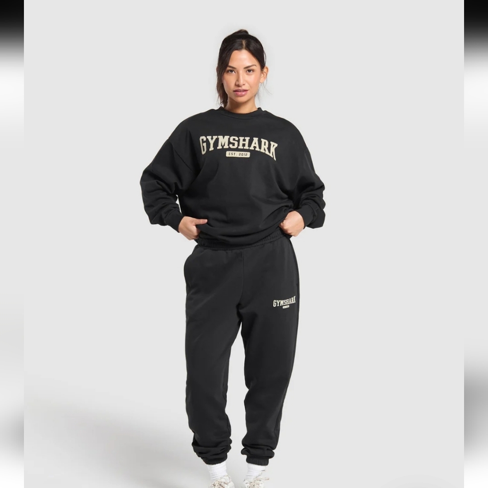 Gymshark Black Crew Neck Sweater